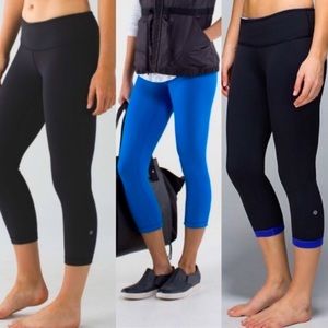 ❤️SOLD❤️ Reversible Lululemon Cropped Wunder Under